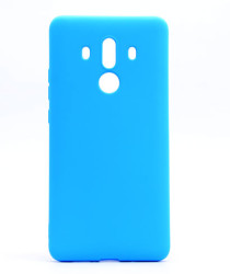 Huawei Mate 10 Pro Kılıf Zore Premier Silikon Kapak Mavi