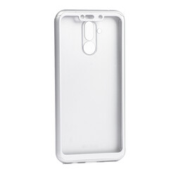 Huawei Mate 20 Lite Case Zore 360 3 Parçalı Rubber Cover Grey