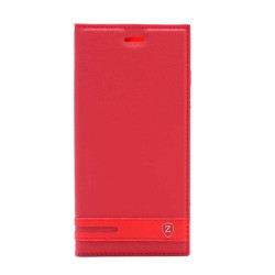 Huawei Mate 20 Lite Kılıf Zore Elite Kapaklı Kılıf Kırmızı