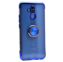 Huawei Mate 20 Lite Kılıf Zore Gess Silikon Mavi