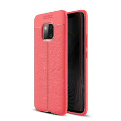 Huawei Mate 20 Pro Kılıf Zore Niss Silikon Kapak Kırmızı