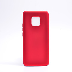 Huawei Mate 20 Pro Kılıf Zore Premier Silikon Kapak Kırmızı