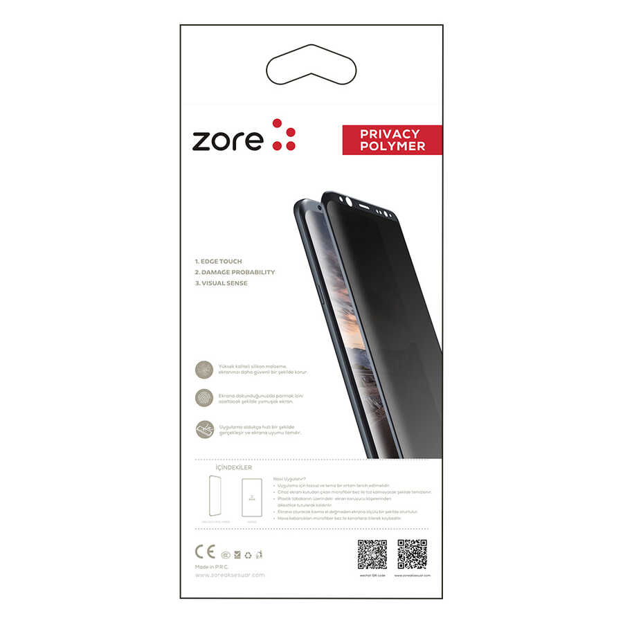 Huawei Mate 20 Pro Zore Privacy Polymer Nano Screen Protector - 2