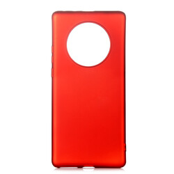Huawei Mate 40 Pro Case Zore Premier Silicon Cover Red