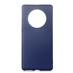 Huawei Mate 40 Pro Case Zore Premier Silicon Cover Navy blue