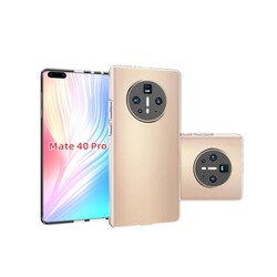 Huawei Mate 40 Pro Case Zore Süper Silikon Cover Colorless