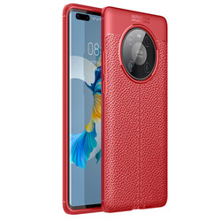 Huawei Mate 40 Pro Kılıf Zore Niss Silikon Kapak Kırmızı