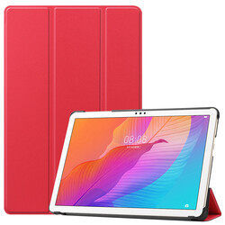 Huawei Mate Pad T10S Zore Smart Cover Stand 1-1 Case Red