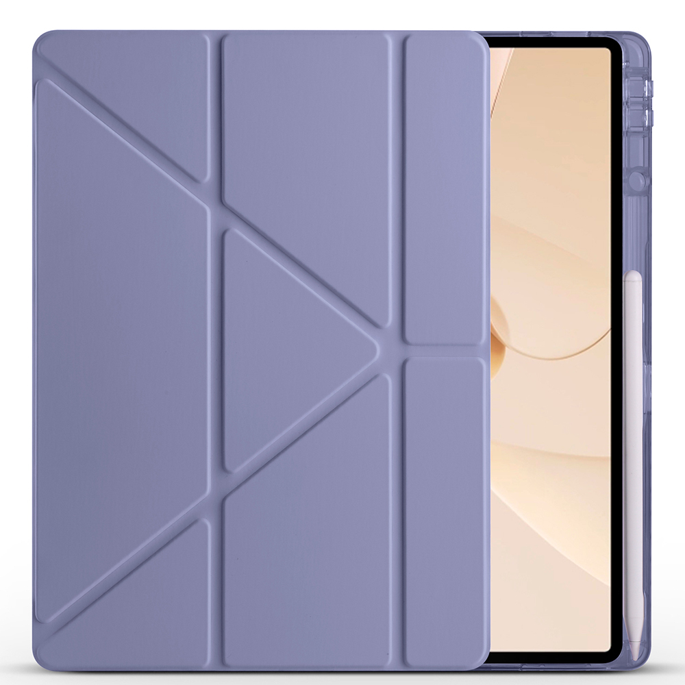 Huawei Matepad 12X Case Zore Tri Folding Stand Case with Pen Compartment - 8