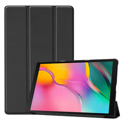 Huawei MatePad Pro 10.8 Zore Smart Cover Standlı 1-1 Kılıf Siyah