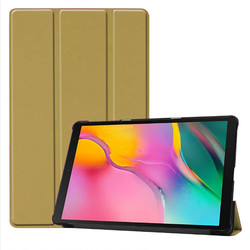Huawei MatePad Pro 10.8 Zore Smart Cover Standlı 1-1 Kılıf Gold