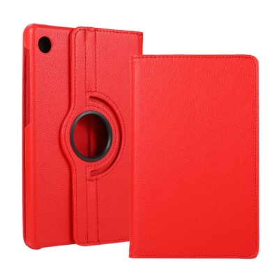Huawei Matepad SE 10.4 Zore Dönebilen Standlı Kılıf Kırmızı