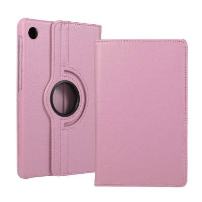 Huawei Matepad SE 10.4 Zore Dönebilen Standlı Kılıf Pembe