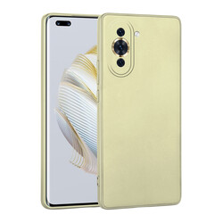 Huawei Nova 10 Pro Case Zore Premier Silicon Cover Gold