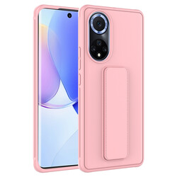 Huawei Nova 9 Case Zore Qstand Cover Pink