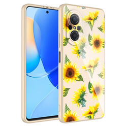 Huawei Nova 9 SE Case Camera Protected Patterned Hard Silicone Zore Epoxy Cover NO2