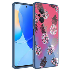 Huawei Nova 9 SE Case Camera Protected Patterned Hard Silicone Zore Epoxy Cover NO3
