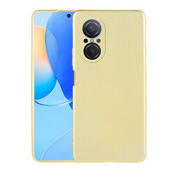 Huawei Nova 9 SE Case Zore Premier Silicon Cover Gold