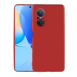 Huawei Nova 9 SE Case Zore Premier Silicon Cover Red