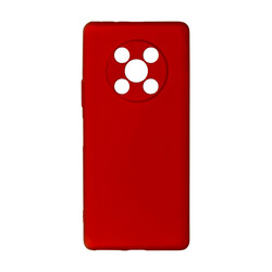 Huawei Nova Y90 Kılıf Zore Biye Silikon Kırmızı