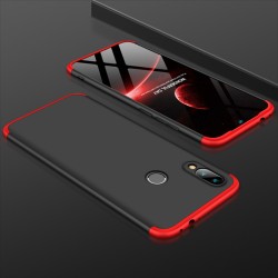 Huawei P Smart 2019 Kılıf Zore Ays Kapak Siyah-Kırmızı