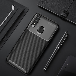 Huawei P Smart 2019 Kılıf Zore Negro Silikon Kapak Siyah