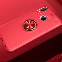 Huawei P Smart 2019 Kılıf Zore Ravel Silikon Kapak Kırmızı