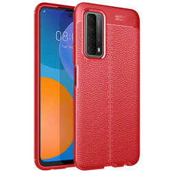 Huawei P Smart 2021 Case Zore Niss Silicon Cover Red