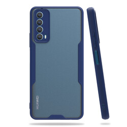 Huawei P Smart 2021 Case Zore Parfe Cover Navy blue