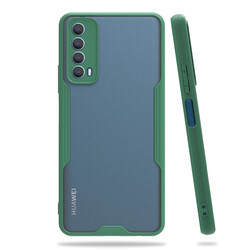 Huawei P Smart 2021 Case Zore Parfe Cover Dark Green