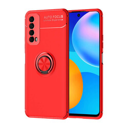 Huawei P Smart 2021 Case Zore Ravel Silicon Cover Red