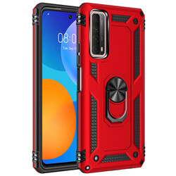 Huawei P Smart 2021 Case Zore Vega Cover Red