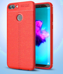 Huawei P Smart Kılıf Zore Niss Silikon Kapak Kırmızı