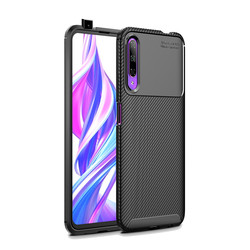Huawei P Smart Pro 2019 Case Zore Negro Silicon Cover Black