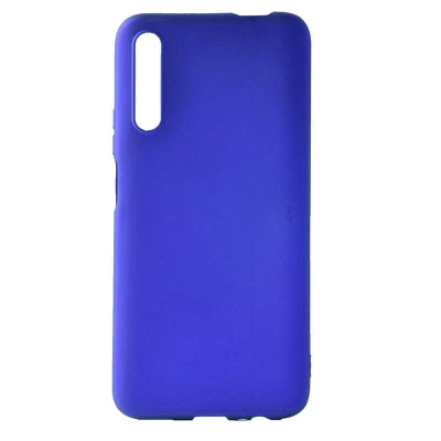 Huawei P Smart Pro 2019 Case Zore Premier Silicon Cover Saks Blue