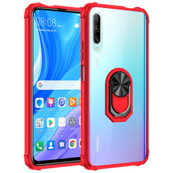 Huawei P Smart Pro 2019 Kılıf Zore Mola Kapak Kırmızı