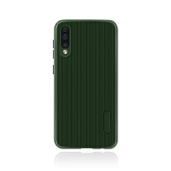 Huawei P Smart Pro 2019 Kılıf Zore Tio Silikon Koyu Yeşil