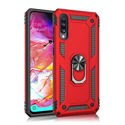 Huawei P Smart Pro 2019 Kılıf Zore Vega Kapak Kırmızı