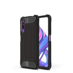 Huawei P Smart Pro 2019 Case Zore Crash Silicon Cover Black