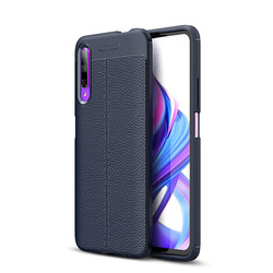 Huawei P Smart Pro 2019 Case Zore Niss Silicon Cover Navy blue