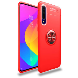 Huawei P Smart Pro 2019 Kılıf Zore Ravel Silikon Kapak Kırmızı