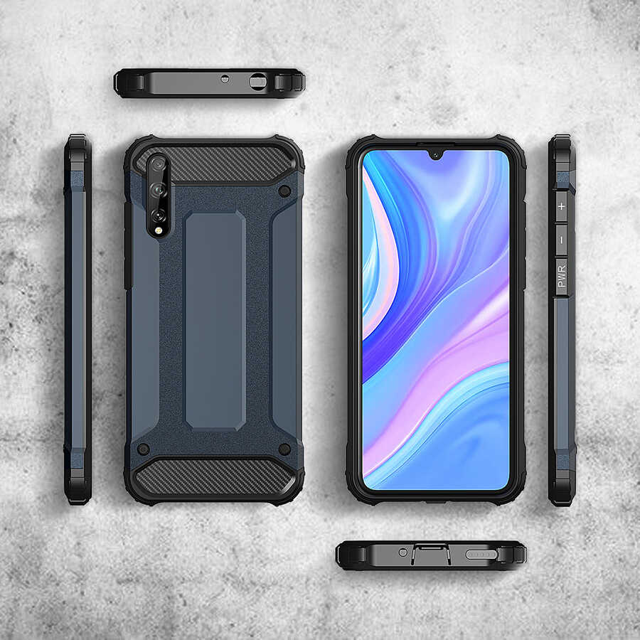 Huawei P Smart S (Y8P) Case Zore Crash Silicon Cover - 7