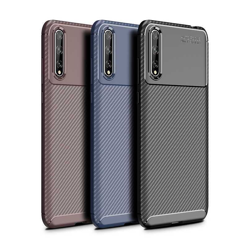 Huawei P Smart S (Y8P) Case Zore Negro Silicon Cover - 13