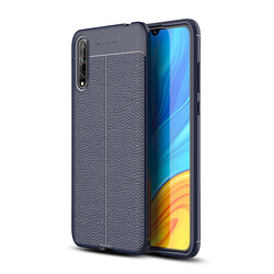Huawei P Smart S (Y8P) Case Zore Niss Silicon Cover Navy blue