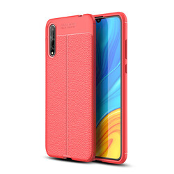 Huawei P Smart S (Y8P) Case Zore Niss Silicon Cover Red