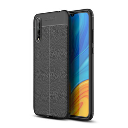 Huawei P Smart S (Y8P) Case Zore Niss Silicon Cover Black