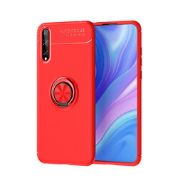 Huawei P Smart S (Y8P) Case Zore Ravel Silicon Cover Red