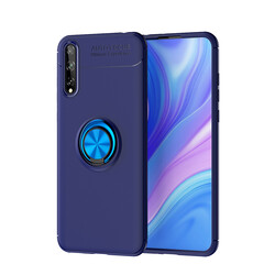 Huawei P Smart S (Y8P) Case Zore Ravel Silicon Cover Blue