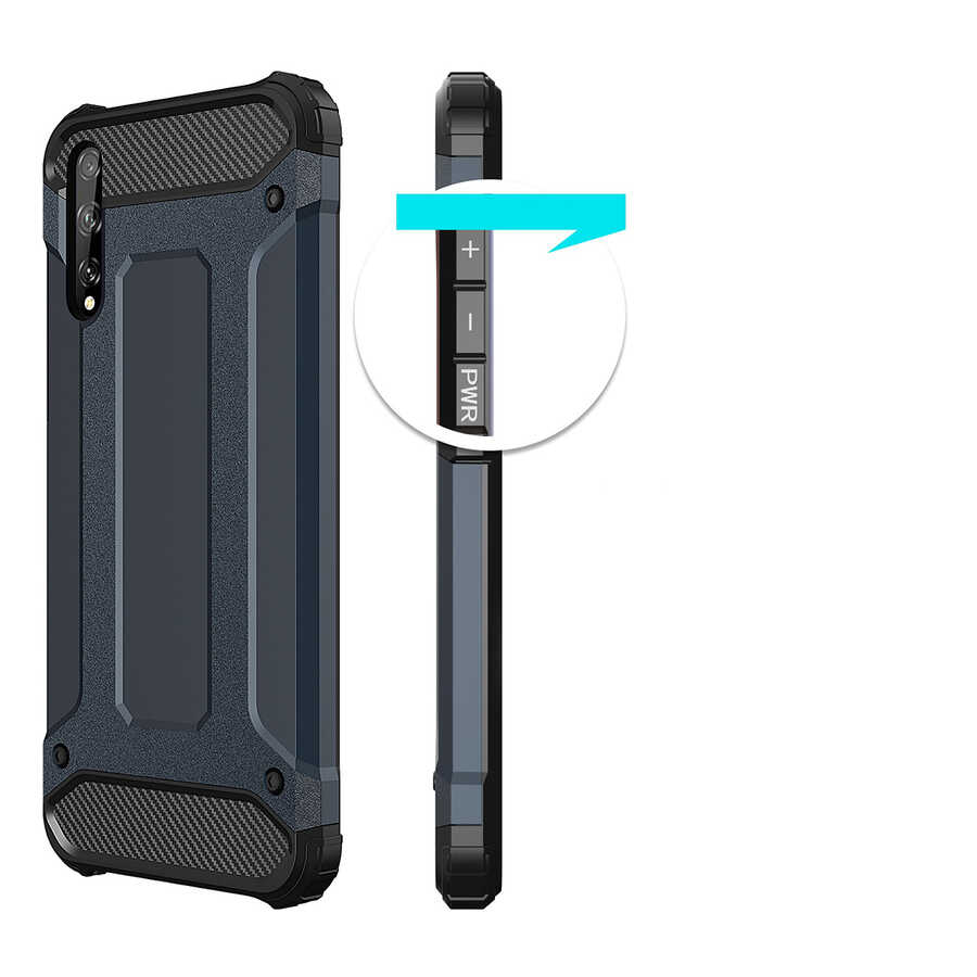 Huawei P Smart S (Y8P) Kılıf Zore Crash Silikon Kapak - 10