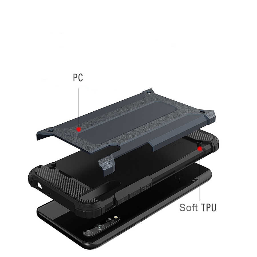 Huawei P Smart S (Y8P) Kılıf Zore Crash Silikon Kapak - 2